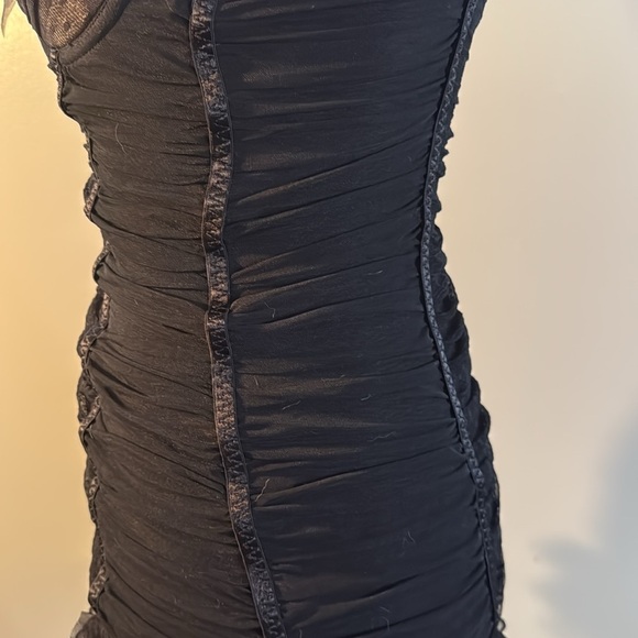 Victoria’s Secret Ruched Lace Corset Top SZ 34C - Picture 6 of 12